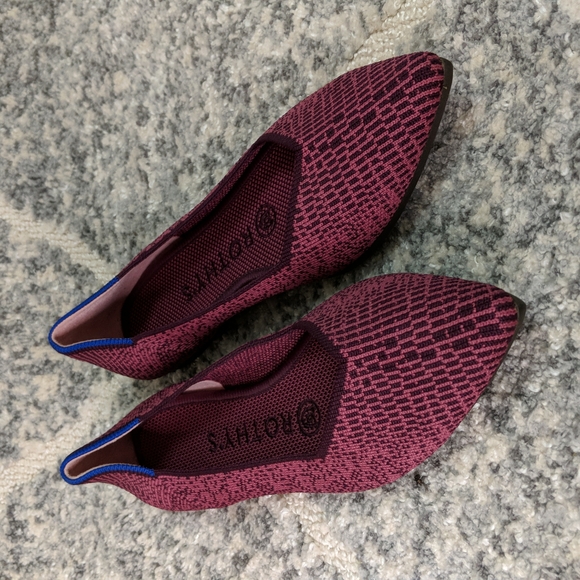 Rothy's The Point in Fig Python - Picture 7 of 16